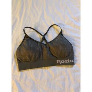 Reebok padded sports bra with cross back adjustable straps Size Medium